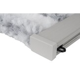 Arisol Chenille Gordijn 56x185 Grijs/Wit