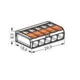 Wago 221 Lasklem 5-Weg
