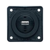 Berker Contactdoos 1x USB Lader 12V Inbouw Zwart Mat Berker Contactdoos 1x USB Lader 12V Inbouw Zwart Mat