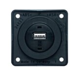 Berker Contactdoos 1x USB Lader 12V Inbouw Zwart Mat Berker Contactdoos 1x USB Lader 12V Inbouw Zwart Mat