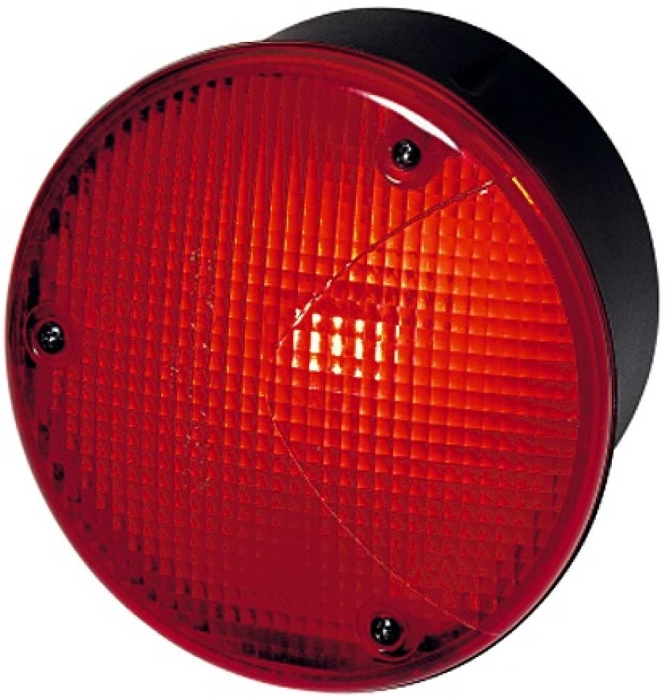 Hella Remlicht Rond Rood 12/24V Hella Remlicht Rond Rood 12/24V