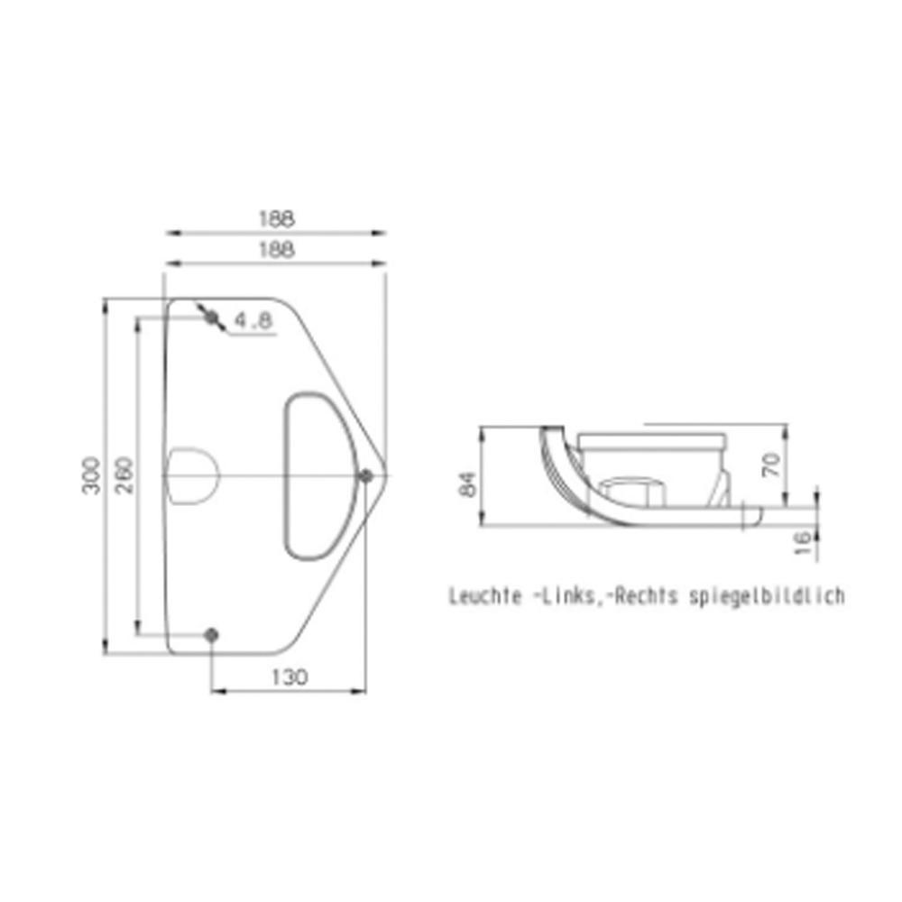 Jokon Kentekenverlichting K575 LED Inbouw Jokon Kentekenverlichting K575 LED Inbouw