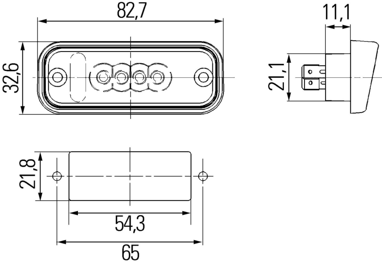Jokon Kentekenverlichting K575 LED Inbouw Jokon Kentekenverlichting K575 LED Inbouw