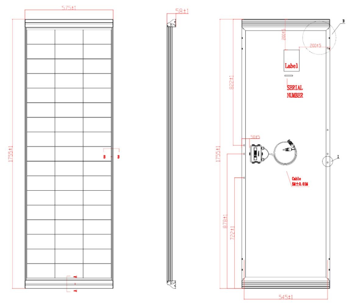 Vechline Daglichtpaneel / Zonnepaneel Back Contact 235W
