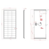 Vechline Daglichtpaneel / Zonnepaneel Back Contact 180W