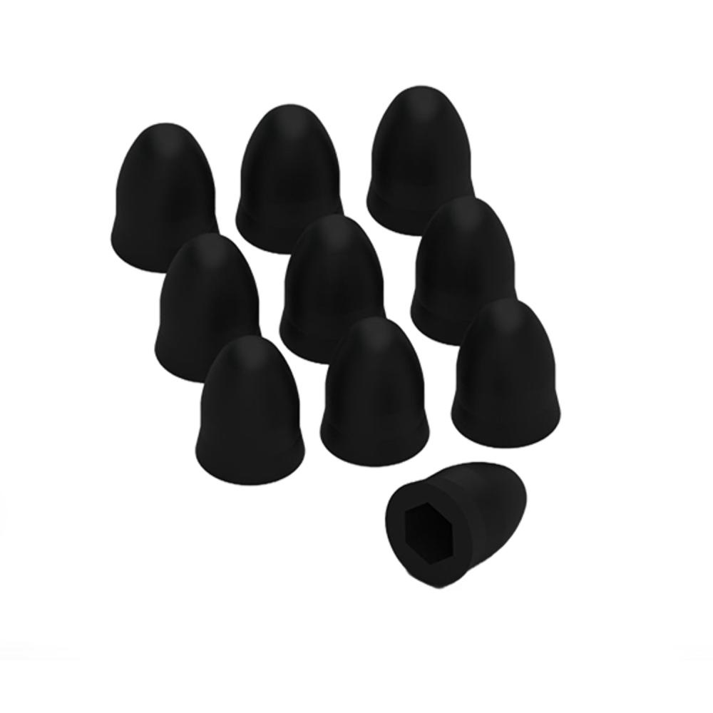 NUT COVER KIT M5 BLACK 10 PCS