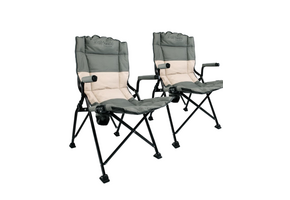 Set 2x ViaMondo Premium Vouwstoel Cremeverde Largo
