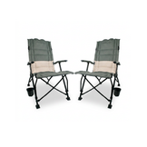Set 2x ViaMondo Premium Vouwstoel Cremeverde Alto Set 2x ViaMondo Premium Vouwstoel Cremeverde Alto