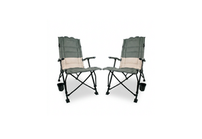 Set 2x ViaMondo Premium Vouwstoel Cremeverde Alto