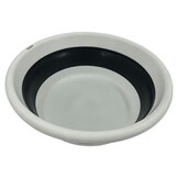 ViaMondo Mand Rond Opvouwbaar Grijs/Wit 4.5L ViaMondo Mand Rond Opvouwbaar Grijs/Wit 4.5L