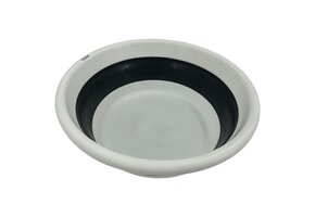 ViaMondo Mand Rond Opvouwbaar Grijs/Wit 4.5L