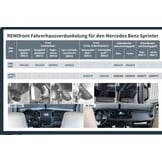 Remifront 4 Mercedes Sprinter VS30 >2019 Zijraam L met Instapgreep Zwart