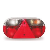 Jokon Achterlicht L621 Rem/ Knipper/ Kenteken/ Mist/ Achteruitrij/ Driehoek Reflector Opbouw Rechts Jokon Achterlicht L621 Rem/ Knipper/ Kenteken/ Mist/ Achteruitrij/ Driehoek Reflector Opbouw Rechts
