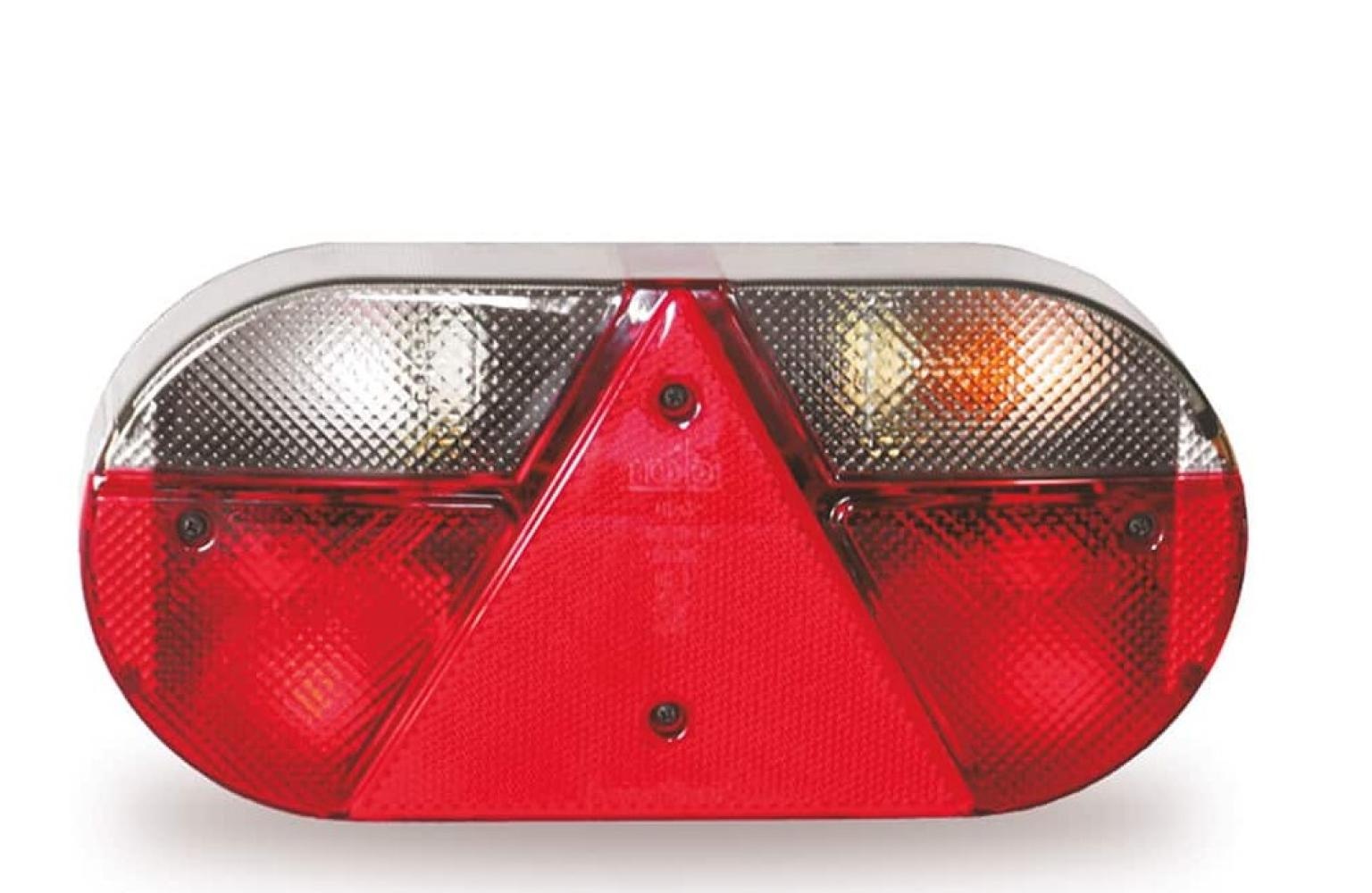 Jokon Achterlicht L621 Rem/ Knipper/ Kenteken/ Mist/ Achteruitrij/ Driehoek Reflector Opbouw Rechts Jokon Achterlicht L621 Rem/ Knipper/ Kenteken/ Mist/ Achteruitrij/ Driehoek Reflector Opbouw Rechts