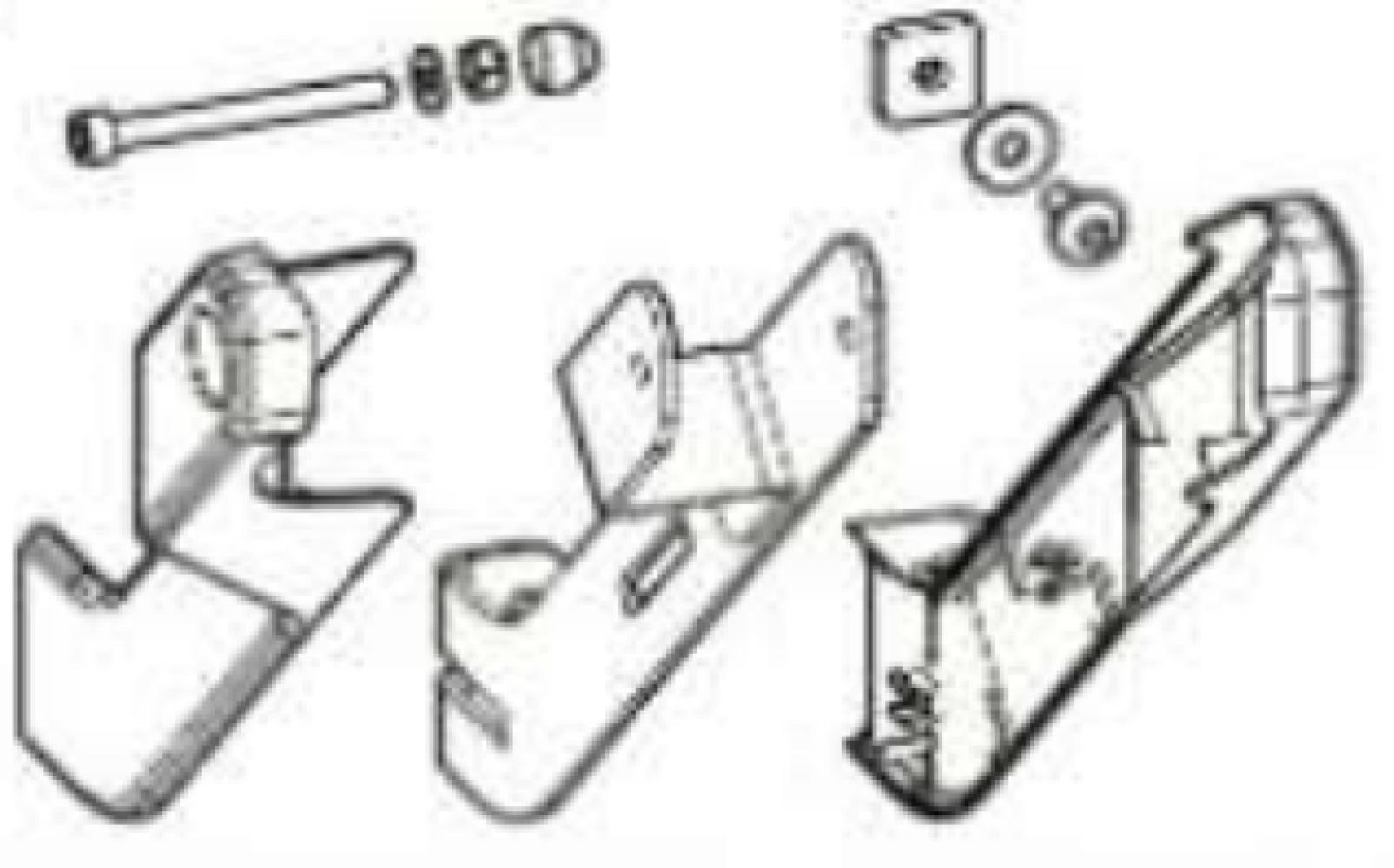 Thule VeloTrack Bottom Mounting Compleet Thule VeloTrack Bottom Mounting Compleet