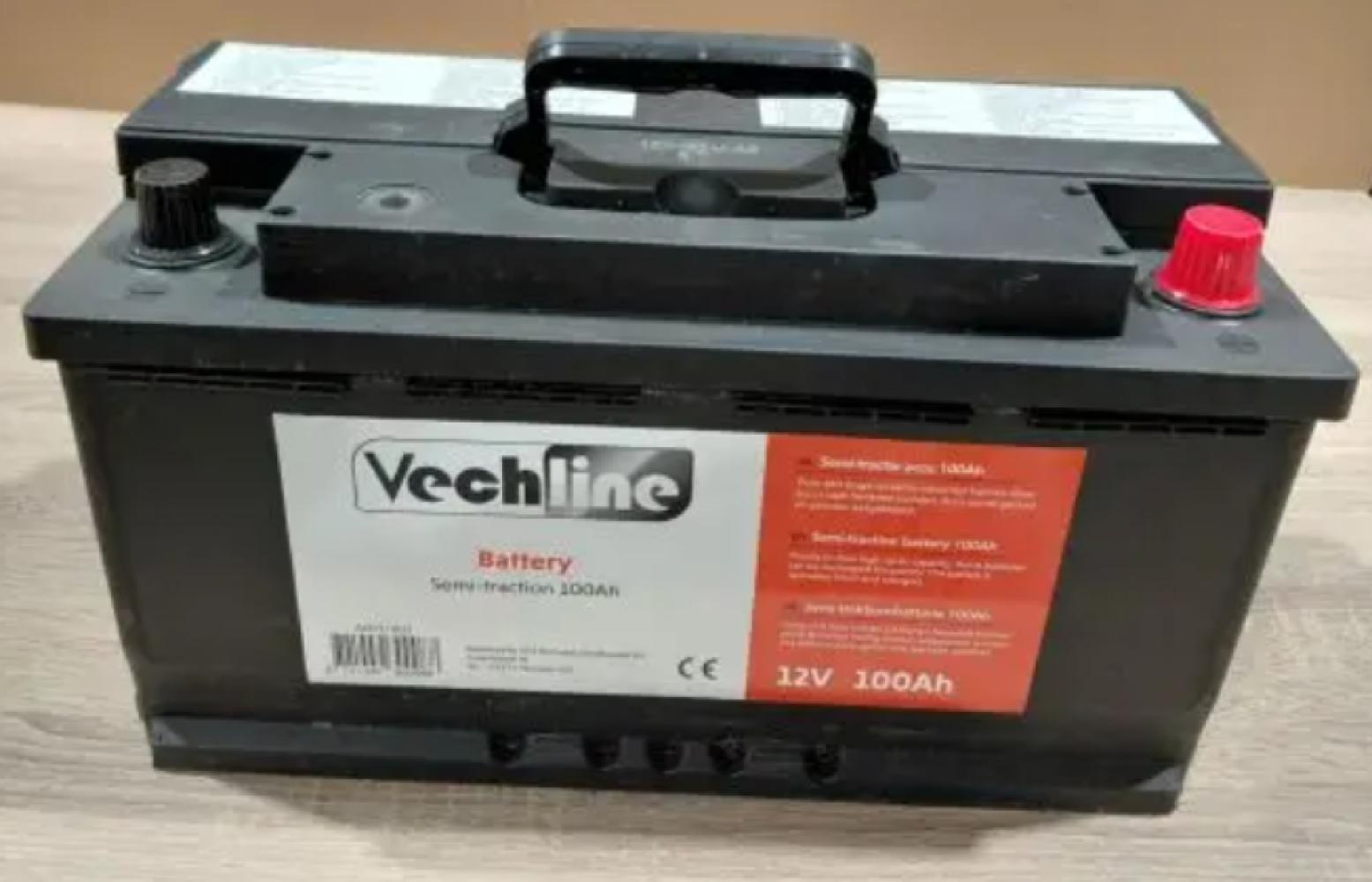 Vechline Semi-Tractie Accu 12V 100Ah Vechline Semi-Tractie Accu 12V 100Ah
