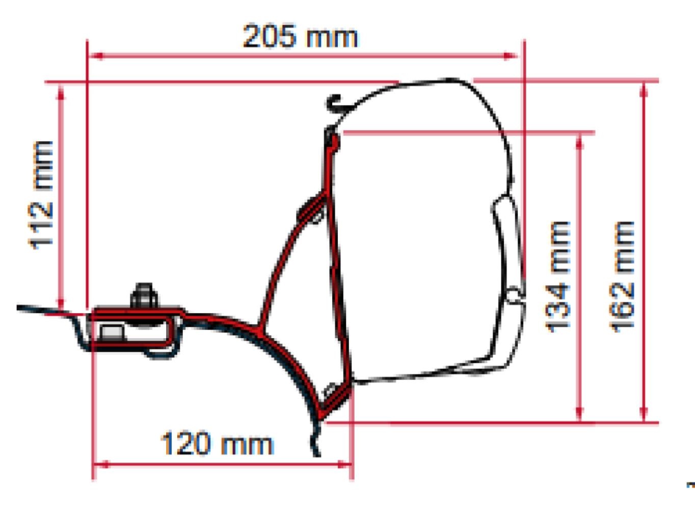 Fiamma F43Van Kit VW T5/T6 Multivan/Transporter Deep Black Fiamma F43Van Kit VW T5/T6 Multivan/Transporter Deep Black