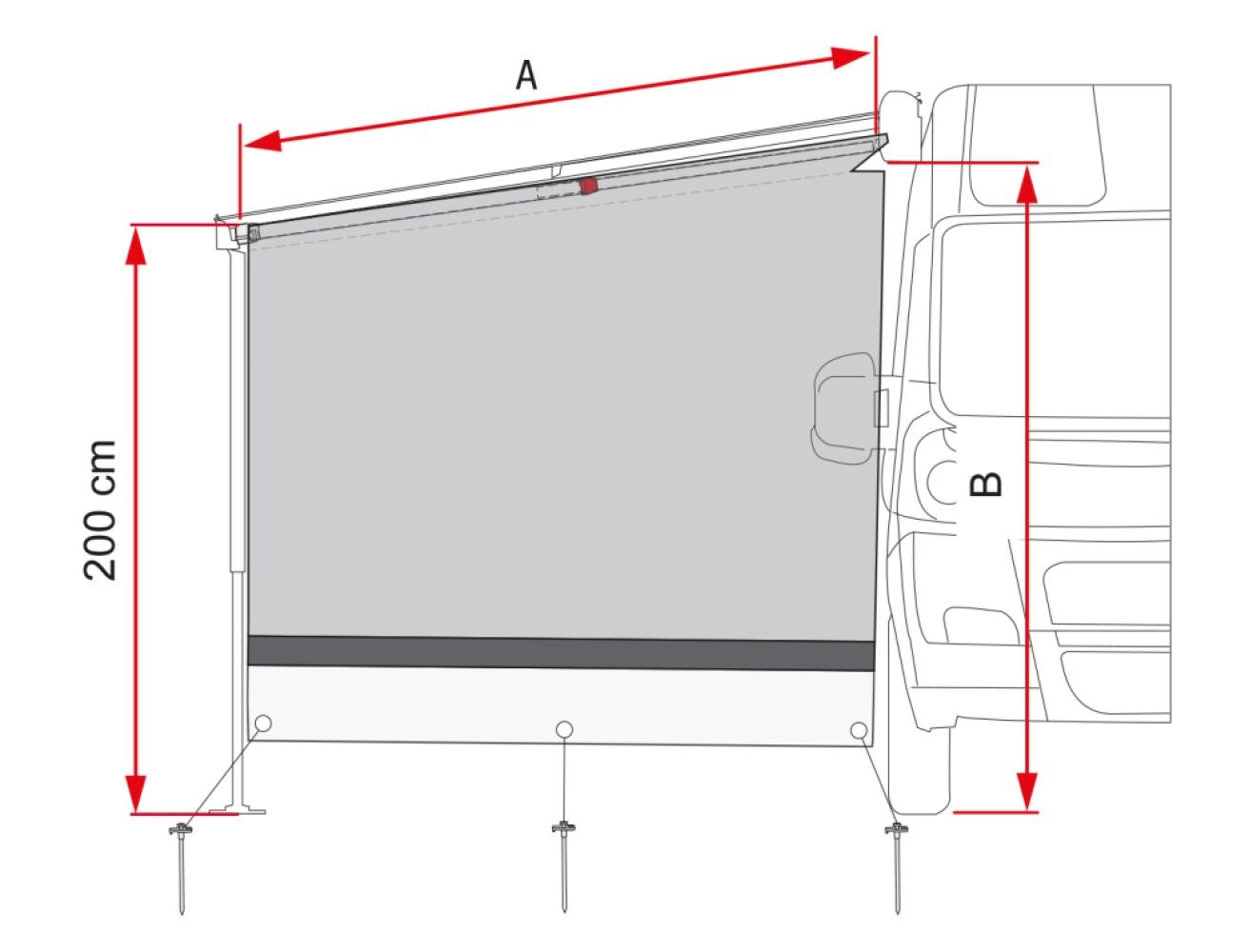 Fiamma Sun View Side Caravanstore/F35 Fiamma Sun View Side Caravanstore/F35