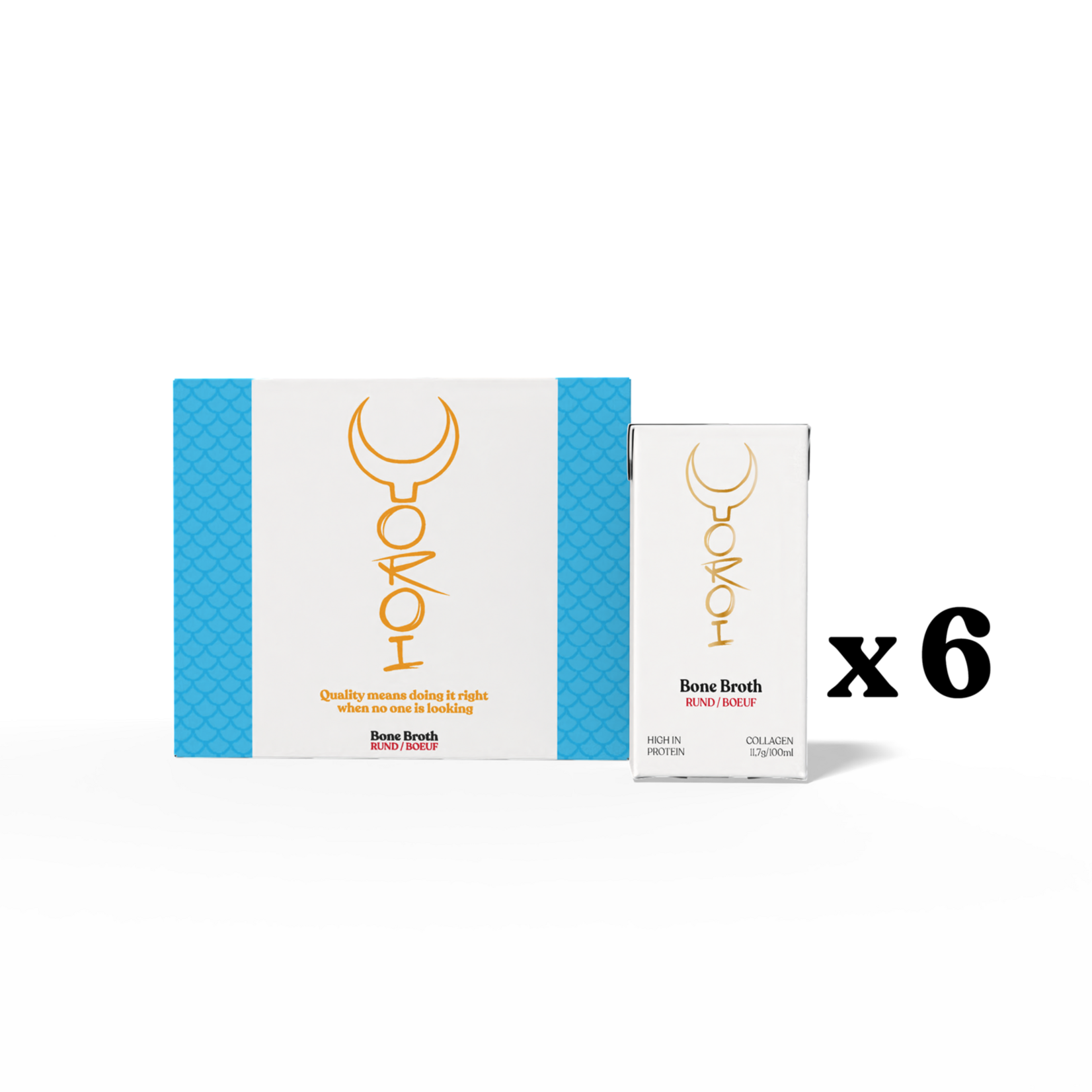 6-Pack Bone Broth Rund