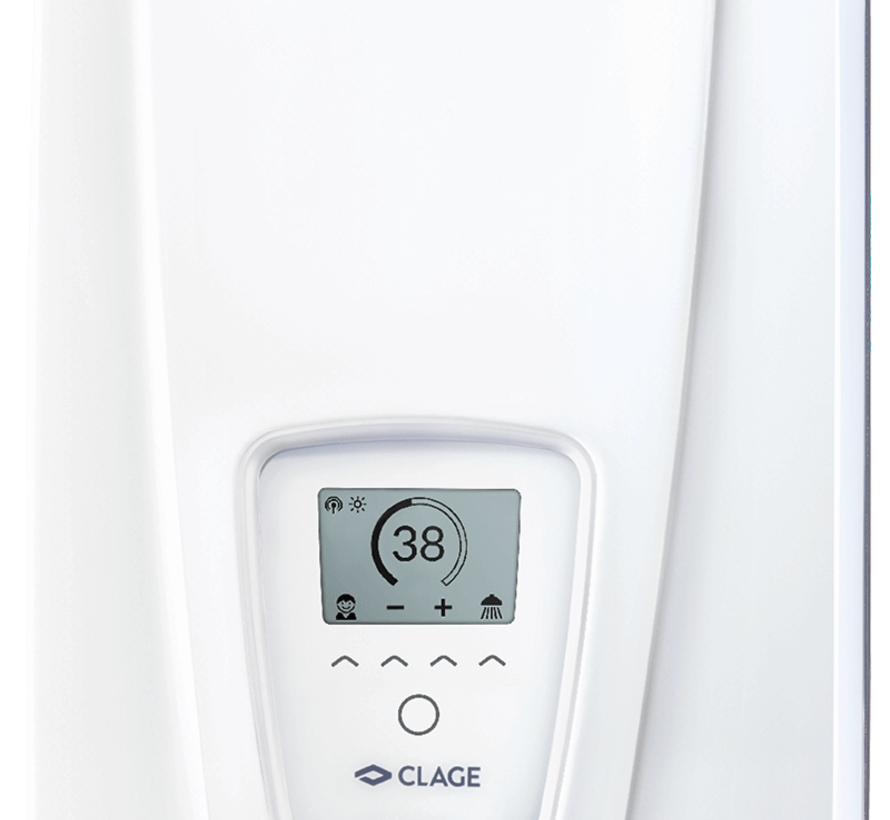 Clage DEX Elektrische Doorstromer  - 400 Volt Next generation - Doorstromer met digitaal display - Geschikt voor kraan en douche
