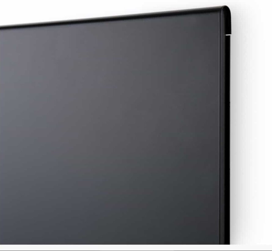 Adax Neo elektrische verwarming Wifi. Kleur Pearl black. Bediening middels telefoon of tablet