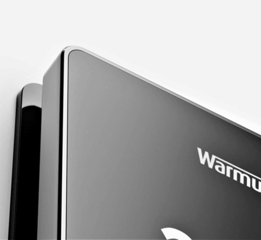Thermostaat Wifi Warmup Element Black - Slimme controle voor thuis - Vloer en ruimte sensor