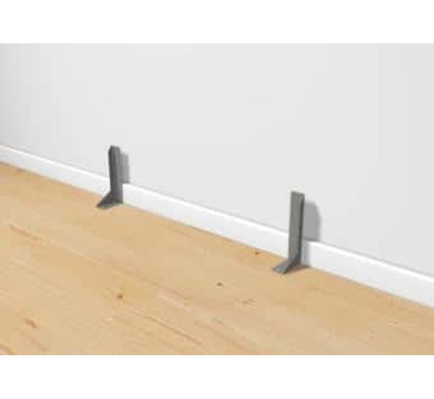 Beha voetsteunen voor elektrische verwarming - Merk Beha - Montage vrijstaand, 20 cm hoog