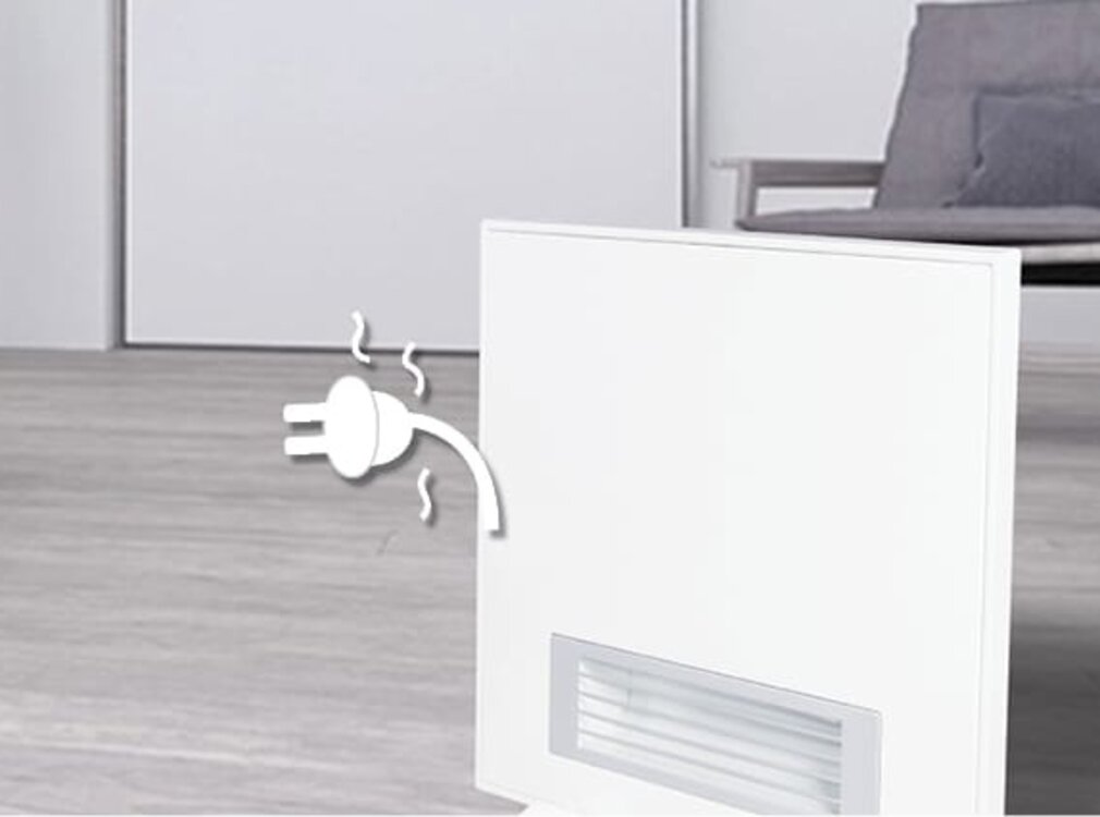 Ivigo Ivigo elektrische verwarming wit met ventilator manueel