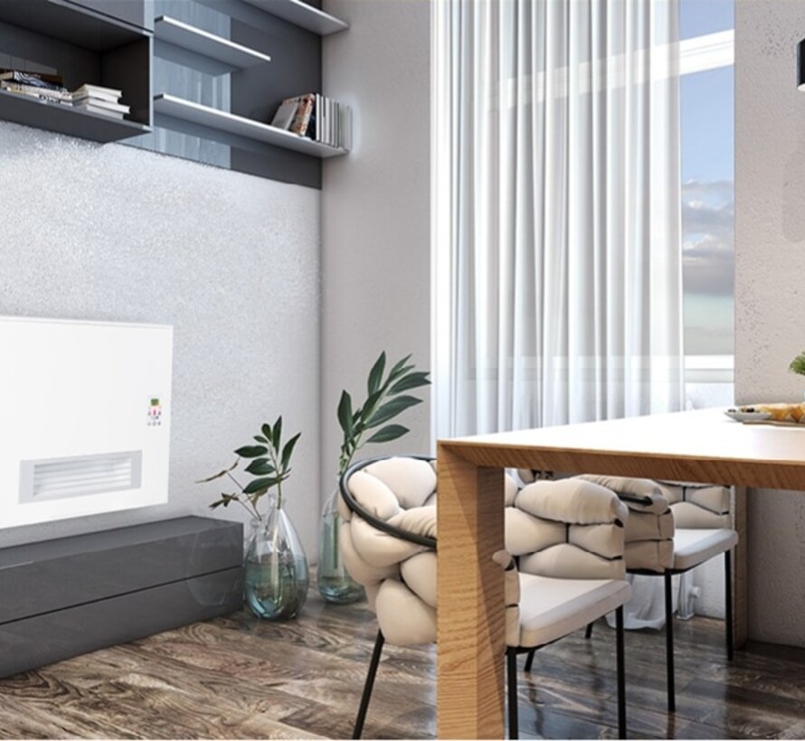 Ivigo elektrische verwarming - Met ventilator 2500 watt - Bediening manueel- gefabriceerd in Europa