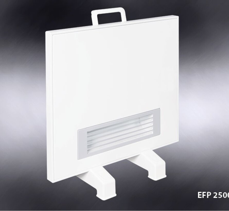Ivigo elektrische verwarming - Met ventilator 2500 watt - Bediening manueel- gefabriceerd in Europa