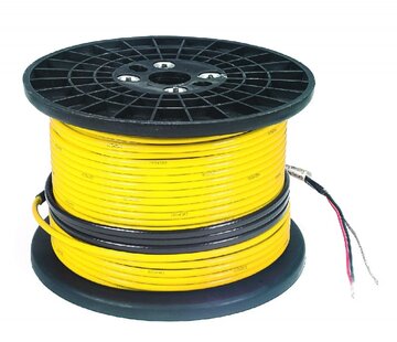 Vloerverwarmingskabel SDIR 3mm 10 watt/meter geel