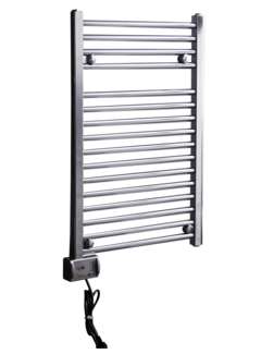 Ivigo Ivigo Handdoekradiator chrome 3 standen volledig afgevuld incl thermostaat