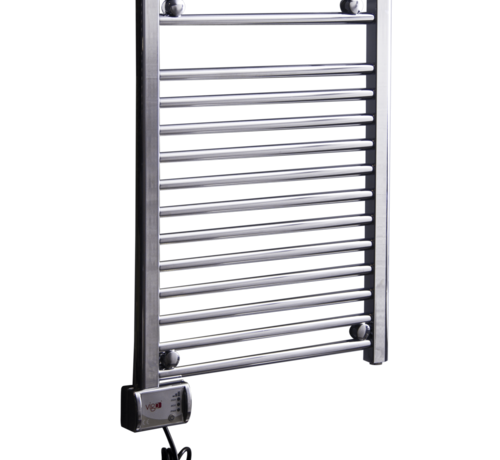 Ivigo Ivigo radiateur à serviettes chrome 3 positions entièrement rempli avec thermostat - fabriqué en Europe