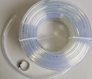 Overloop slang siliconen 100 cm
