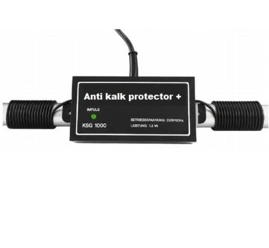 Protecteur anti-calcaire + - Système à pulsations électroniques H-Tronic - Pour raccordement au robinet principal d'eau :