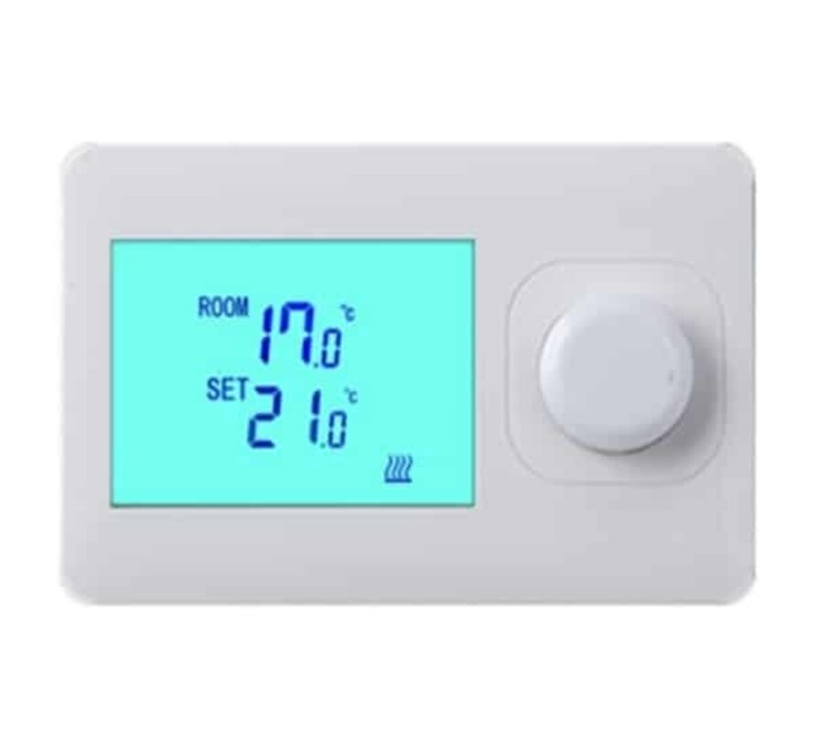 Draadloze thermostaat RF Optima Easy in set - Keuze menu ontvangers