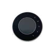 Optima W Thermostat ronde intelligente noir ou blanc.