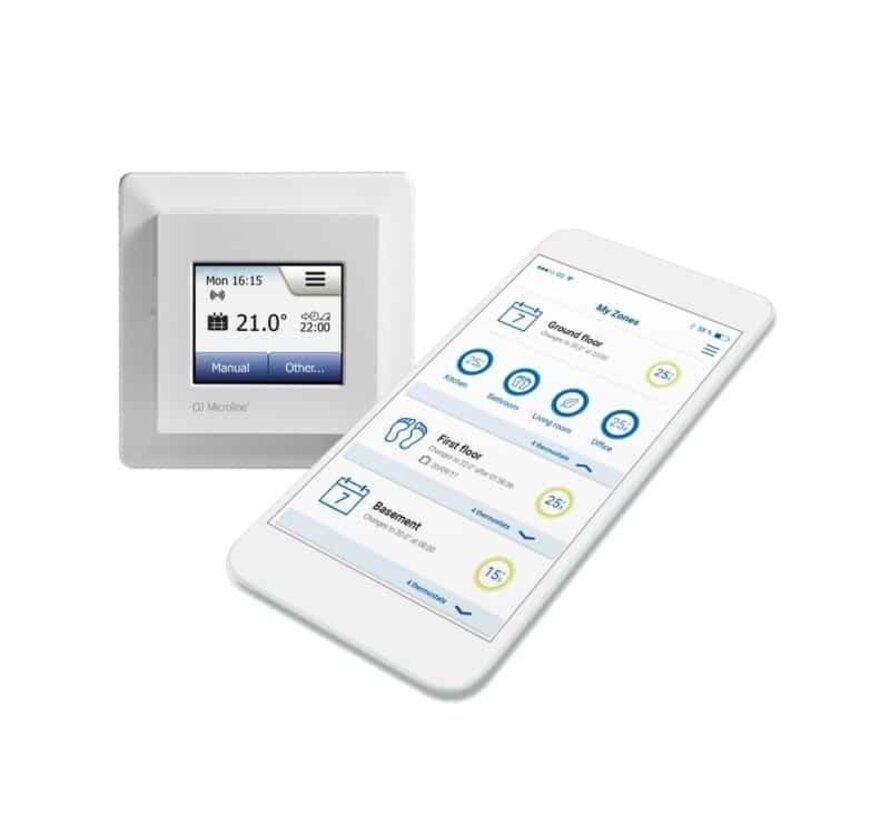 Smart thermostaat -Vloerverwarming -OJ MWD5 inclusief externe sensor - inbouw thermostaat