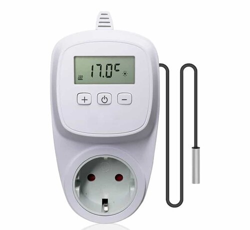 Thermostat Plug-in - TC500 Wifi (interrupteur de pompe) Prise néerlandaise - Application Tuya
