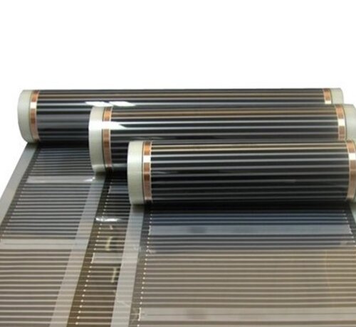 Vv Film de chauffage électrique au sol - 100 cm de large 50 watts/m² - Chauffage de sol ultra mince