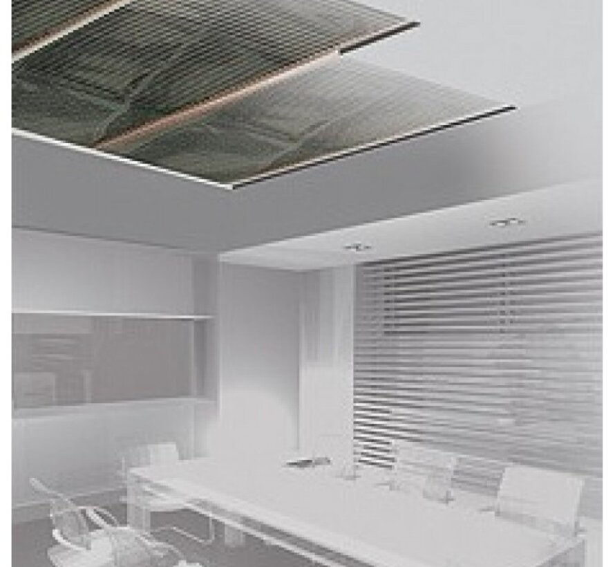 Infrarood Plafond/ Wandverwarming 80 cm breed diverse lengtes- Aansluiting middels thermostaat met sensor