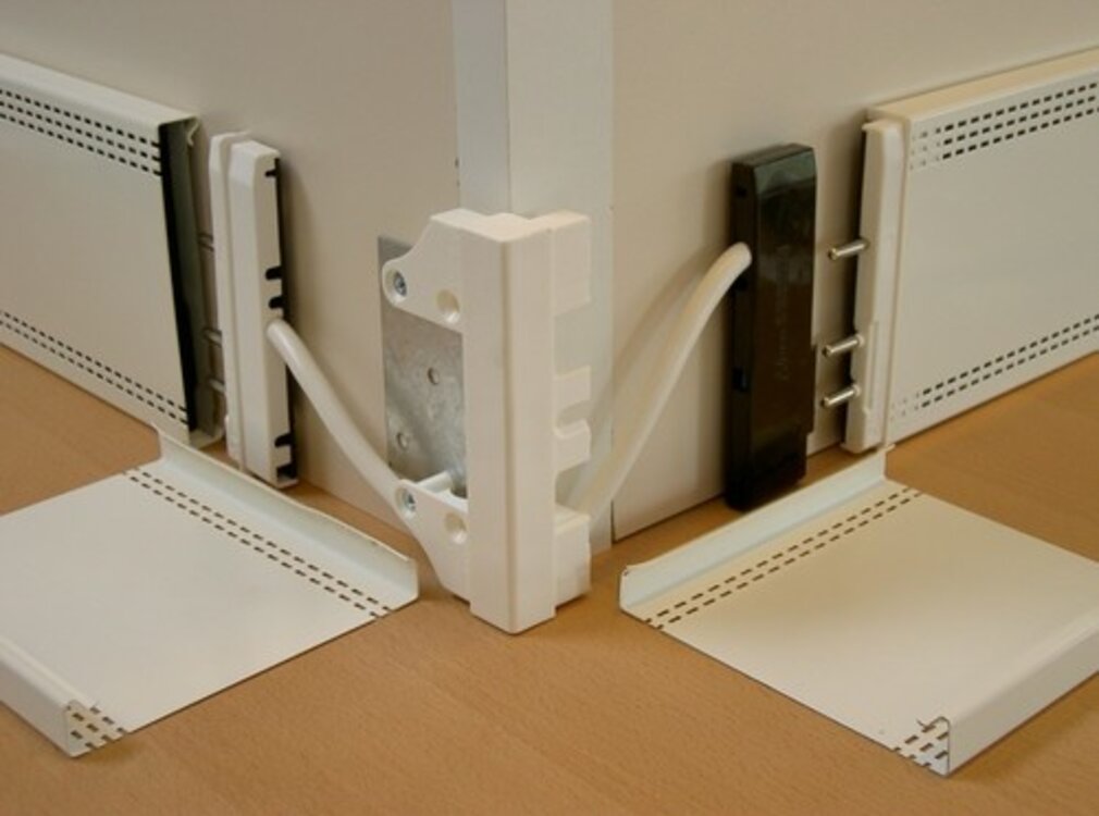 Elpan Elpan plintverwarming montage (N) Hoek verbinding buitenzijde