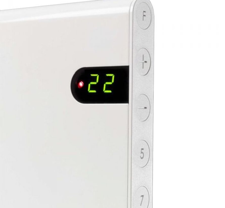 Adax Neo elektrische verwarming - Hoogte 37 cm - Wattage 400 t/m 2000 - Wandmontage steunen meegeleverd