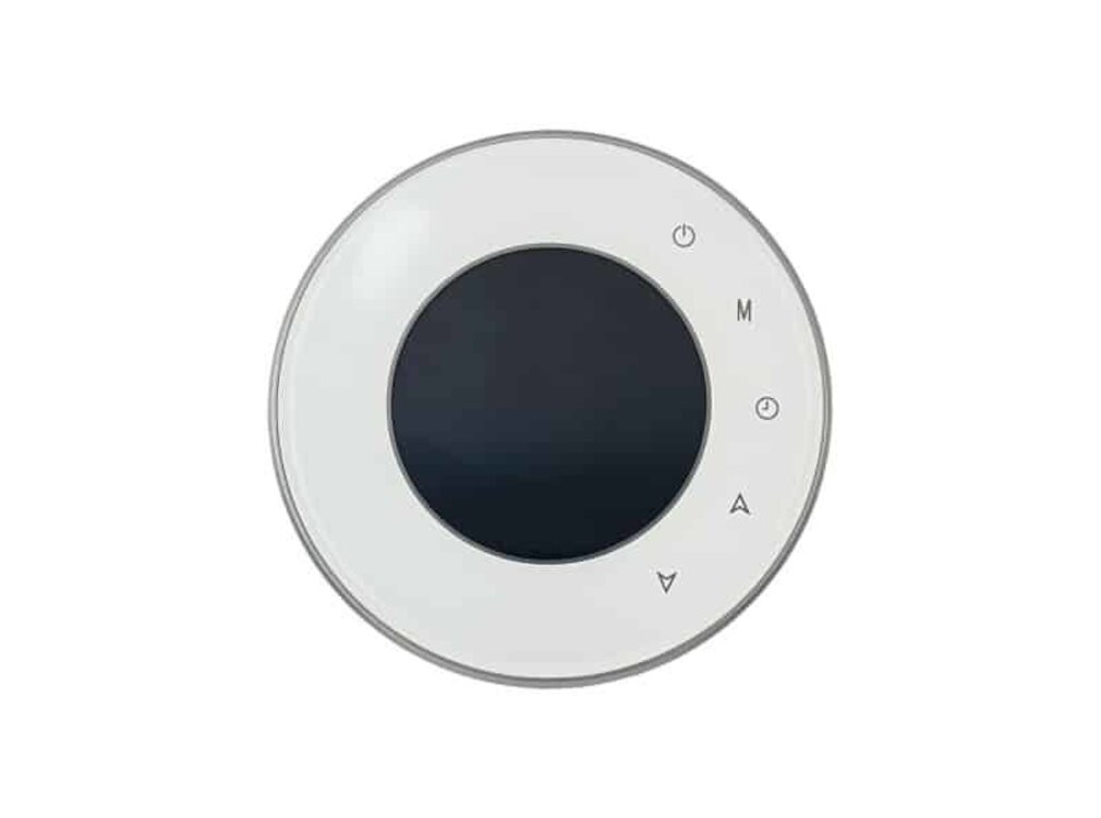 Optima W Ronde thermostaat Smart Zwart of Wit
