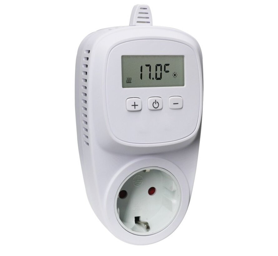 Optima thermostat plug-in TC200 - Prise Randaarde pour utilisation aux Pays-Bas