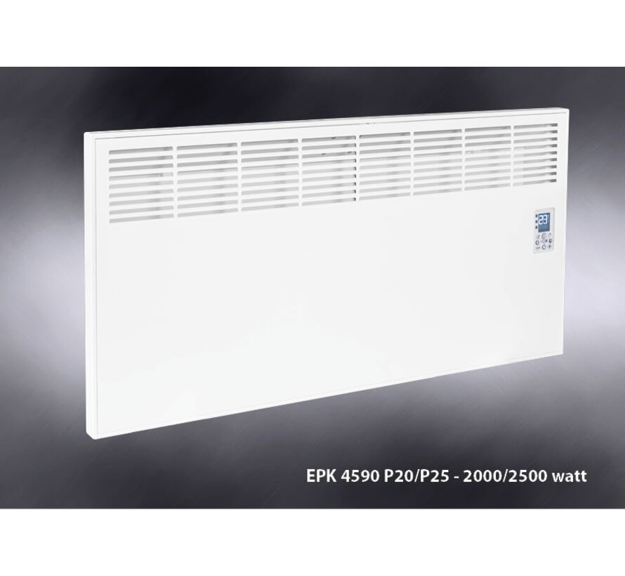 Ivigo elektrische verwarming digitaal- Programmeer functie - Inclusief wandbevestiging beugel en voetsteunen- gefabriceerd in Europa