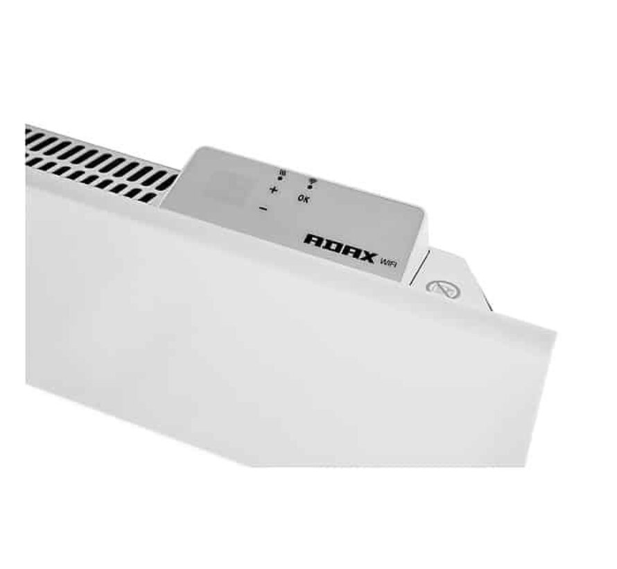 Adax elektrische convector kachel. Neo Wifi L - wit met wifi thermostaat - hoogte 21cm