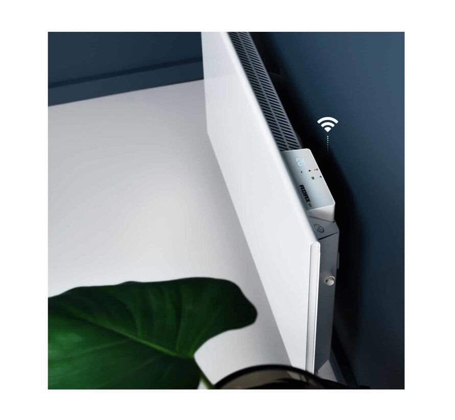 Adax Neo Wifi - Elektrische Verwarming Smart - 250 t/m 1400 watt bestelbaar - 21 cm Hoog - Inclusief wandmontage beugel - Programmeerbaar middels smart functie
