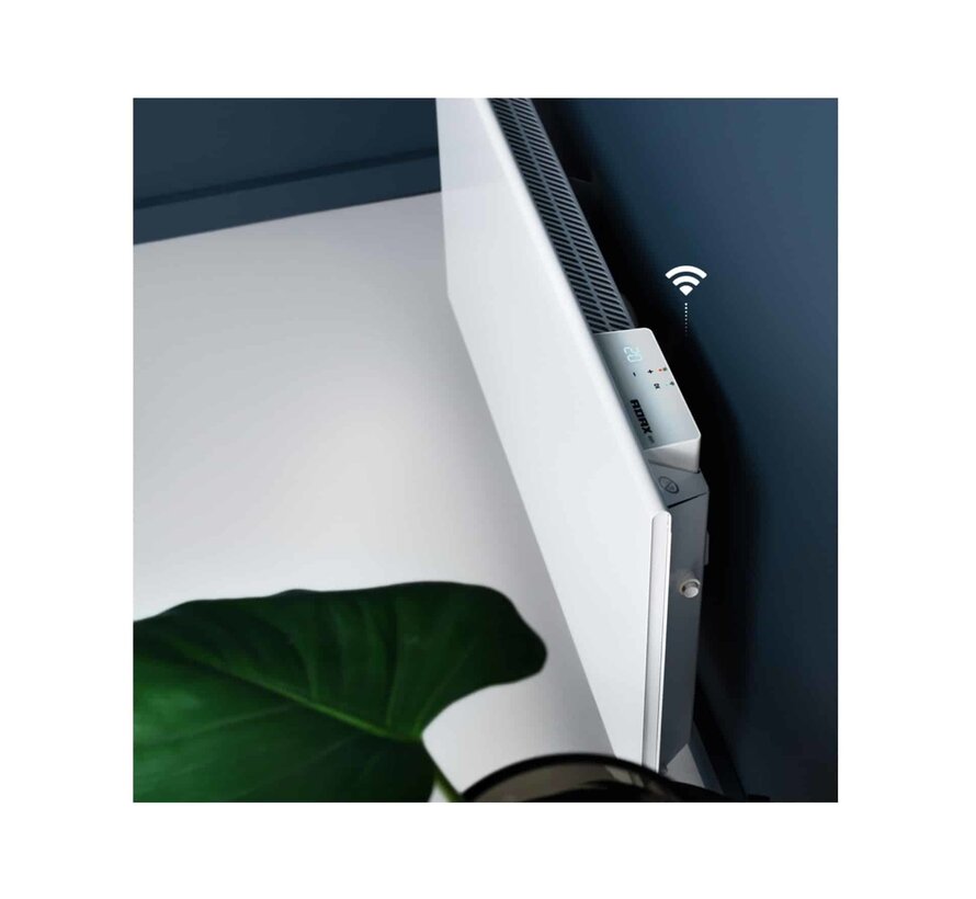 Adax elektrische convector kachel. Neo Wifi L - wit met wifi thermostaat - hoogte 21cm