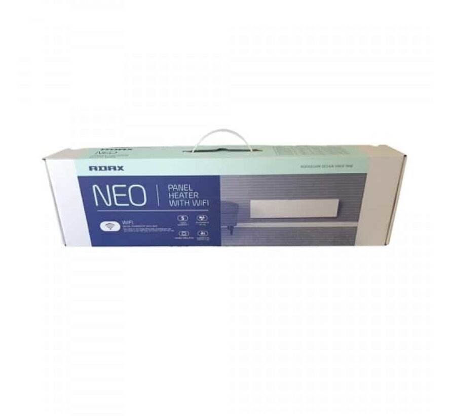 Adax elektrische convector kachel. Neo Wifi L - wit met wifi thermostaat - hoogte 21cm